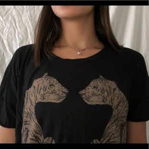 Black tiger shirt